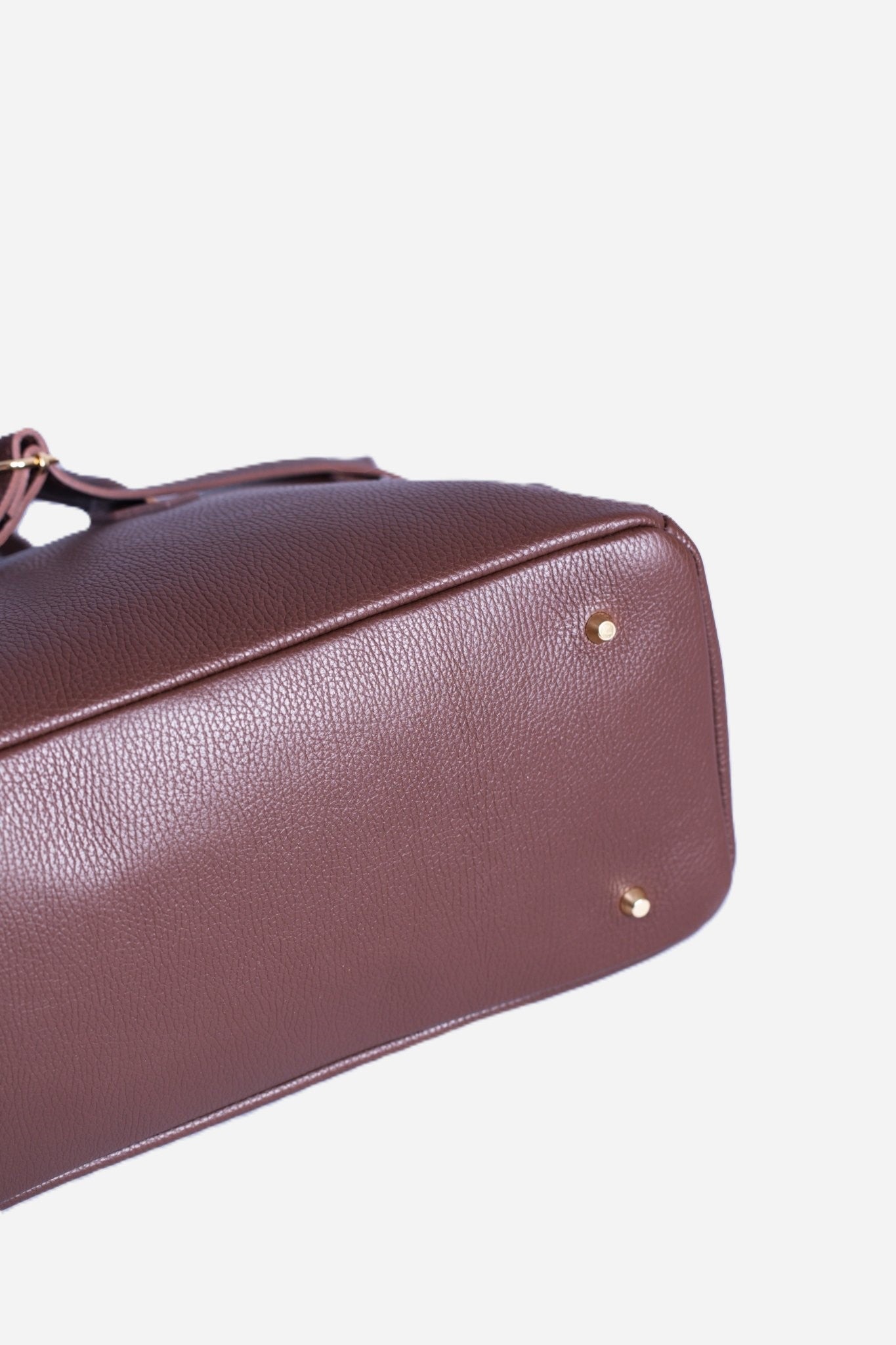 Borsa donna LUNA in vera pelle cioccolato