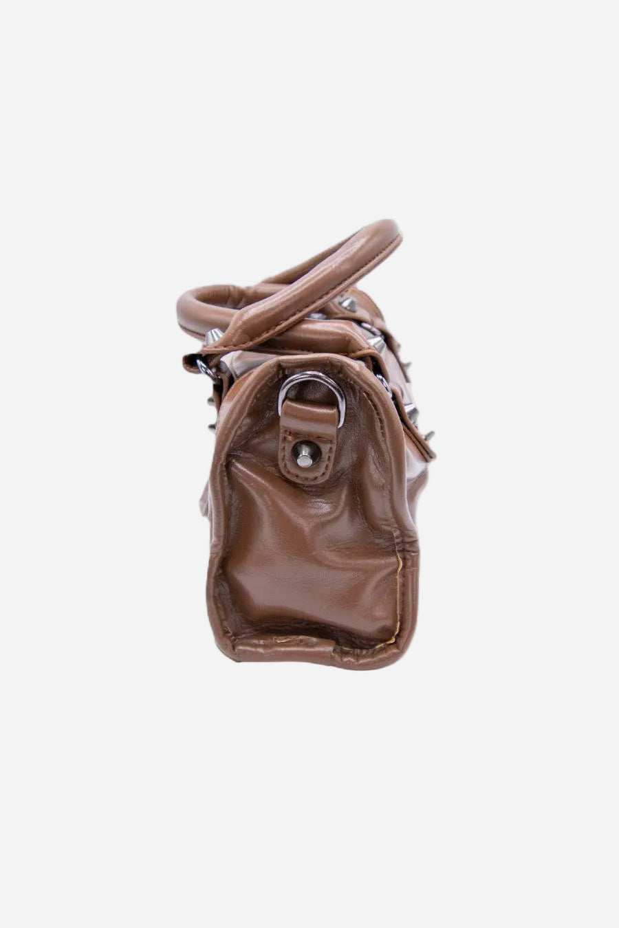 VYVA Choco Bag — Borsa a mano e tracolla in ecopelle marrone | Brown Street Edition