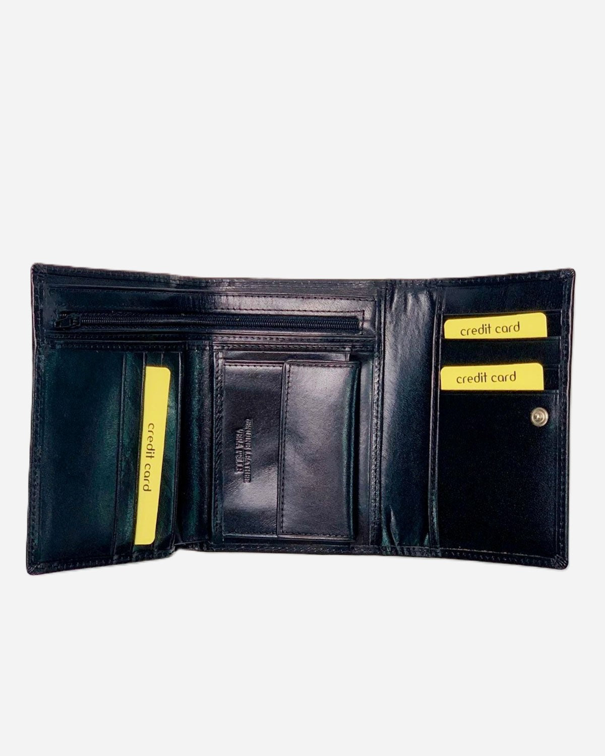 Portafoglio donna ERA in vera pelle nero