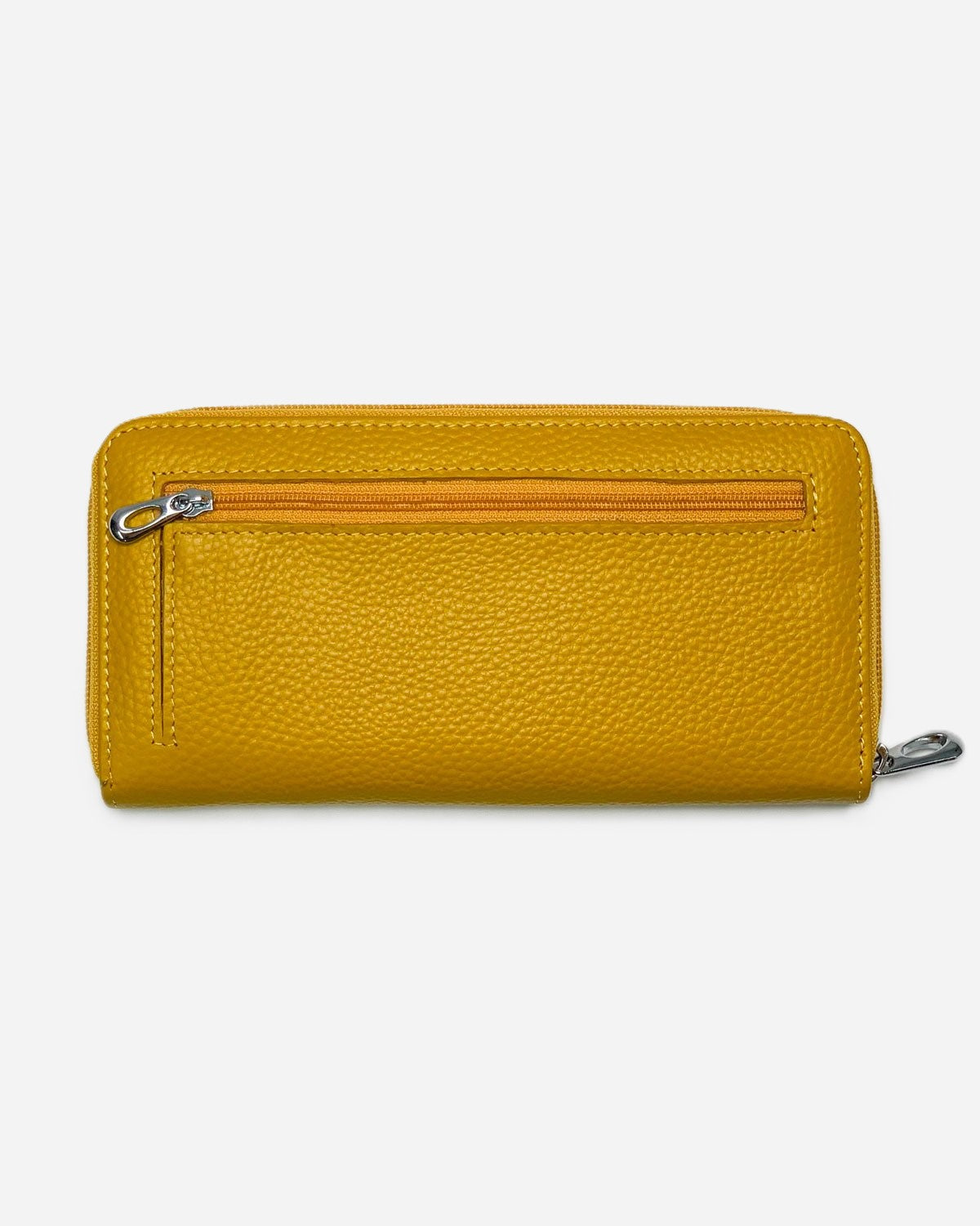 Portafoglio donna GIUNONE in vera pelle giallo