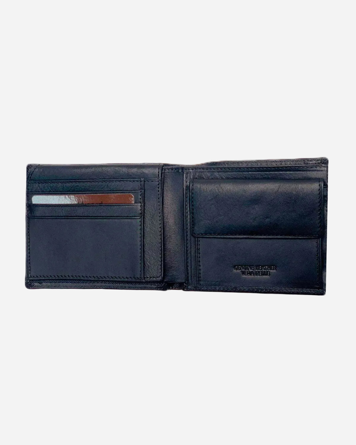 Portafoglio uomo ERCOLE in vera pelle nero