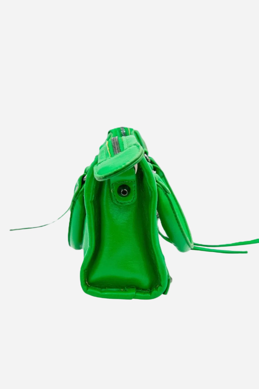 VYVA Neon Bag — Borsa a mano e tracolla in ecopelle verde neon | Green Pop Edition