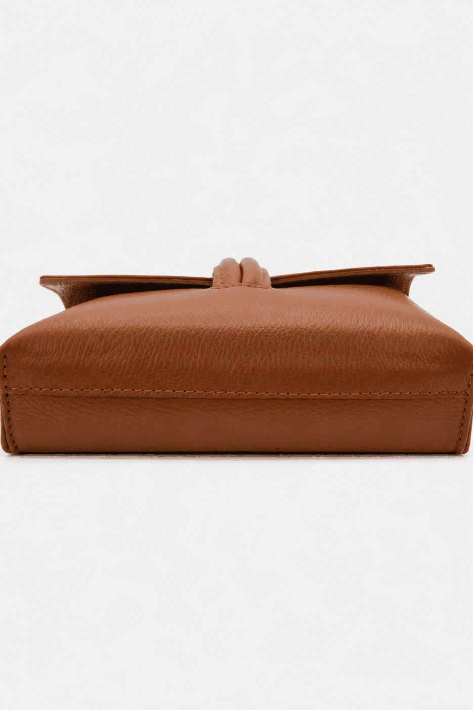 SOPHIE — Borsa a mano e tracolla in vera pelle cognac | Made in Italy
