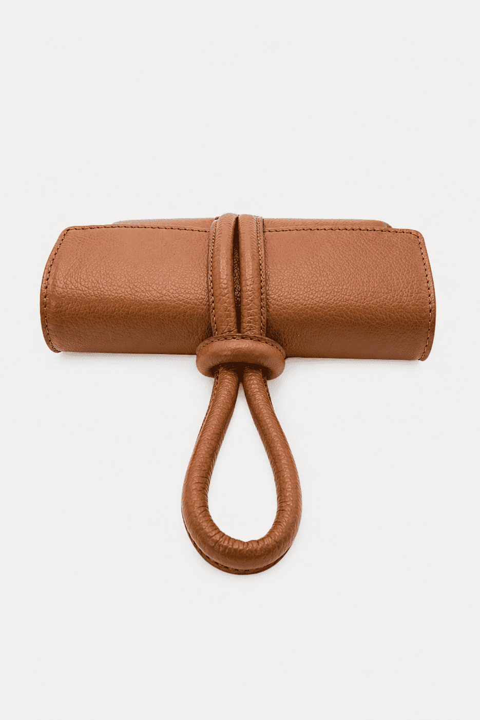 SOPHIE — Borsa a mano e tracolla in vera pelle cognac | Made in Italy