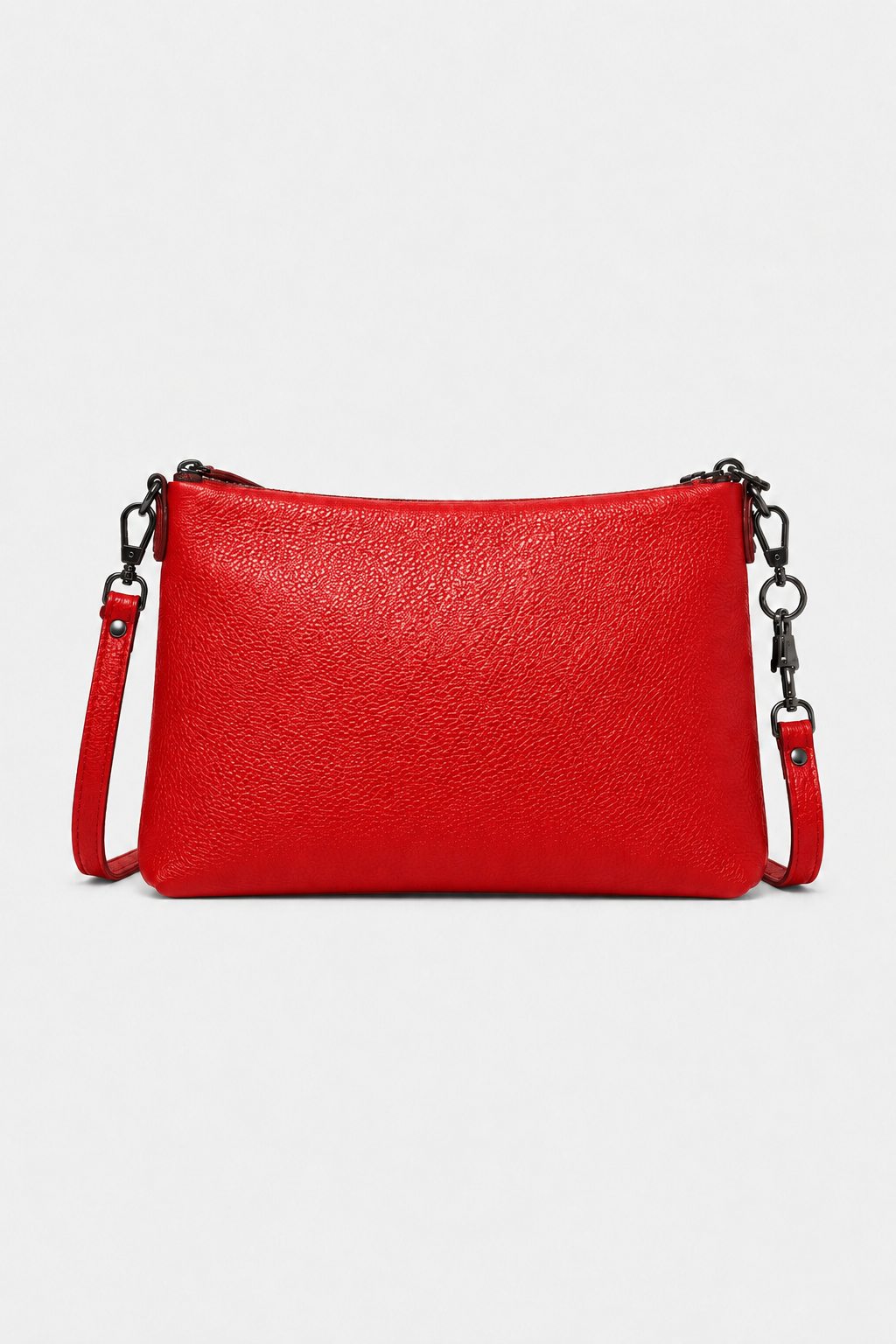 CHIARA — Pochette a tracolla in vera pelle rossa | Made in Italy