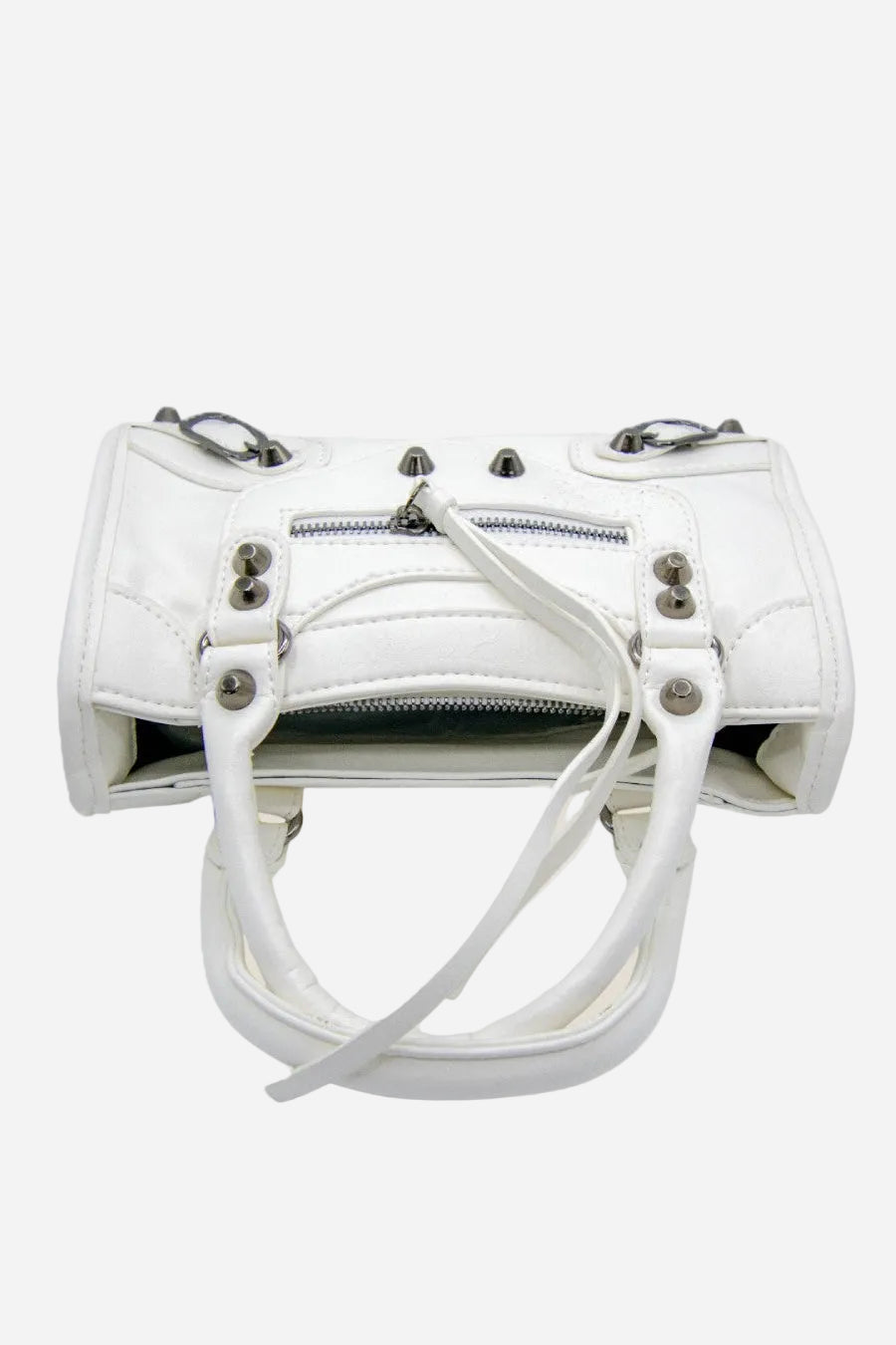 VYVA Angel Bag — Borsa a mano e tracolla in ecopelle bianca | White Edition