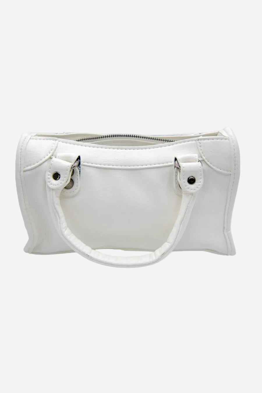VYVA Angel Bag — Borsa a mano e tracolla in ecopelle bianca | White Edition