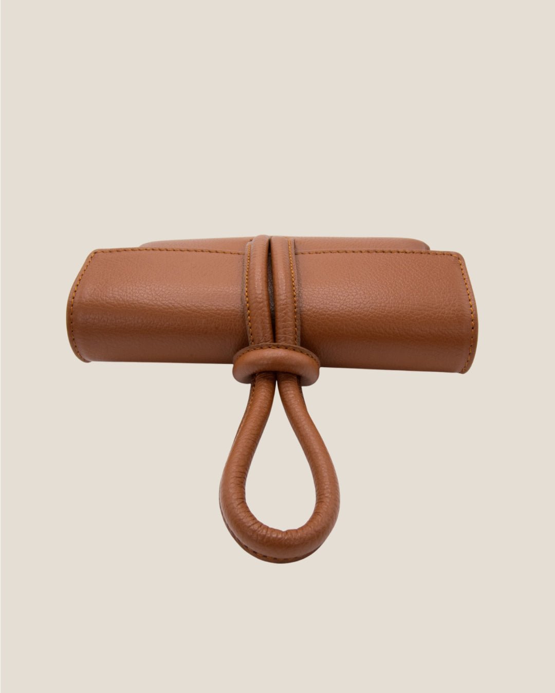 Borsa a mano e tracolla in pelle Sophie Cognac - Alidiluna