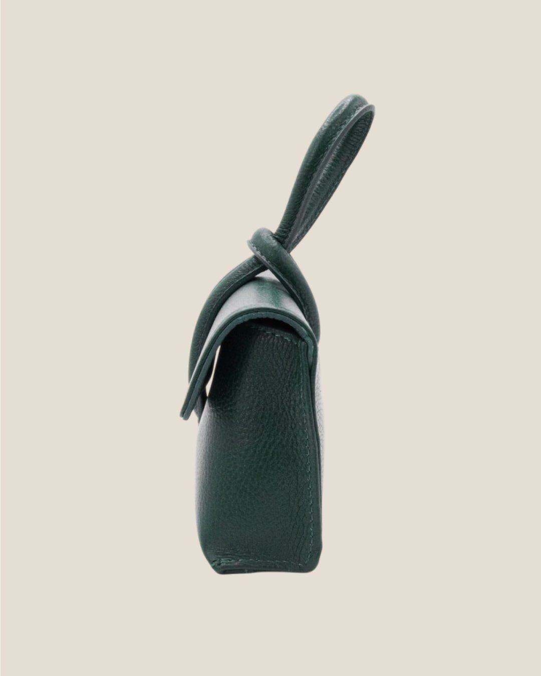 Borsa a mano e tracolla in pelle Sophie Verde - Alidiluna