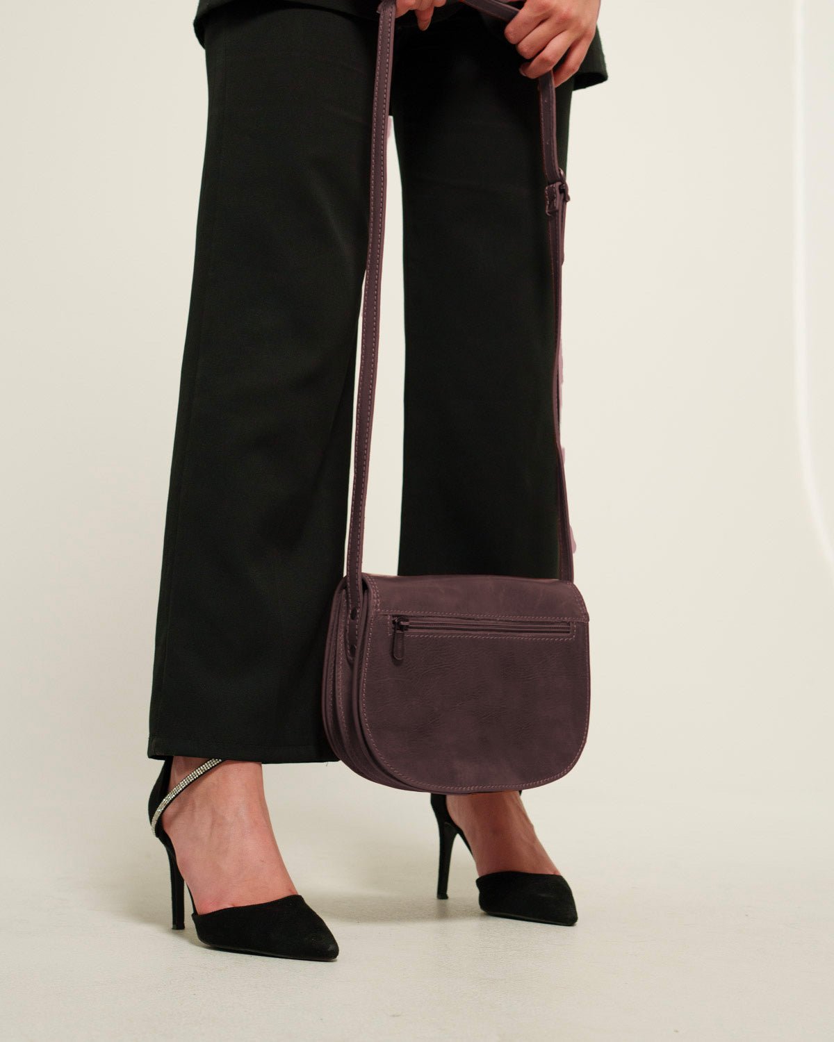 Borsa Donna Elena Vera Pelle Vacchetta Marrone Scuro Pratica ed Elegante - Alidiluna