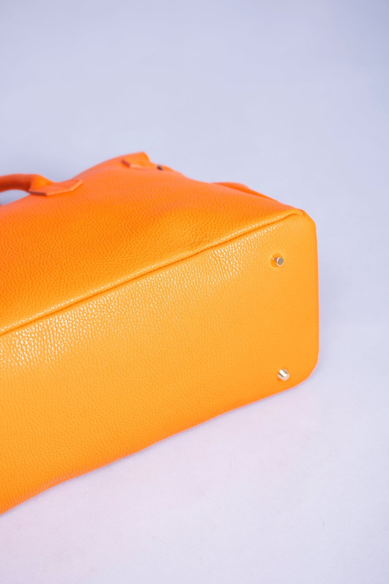 Borsa Donna LUNA in Vera Pelle Arancione Made in Italy – Eleganza Artigianale - Alidiluna