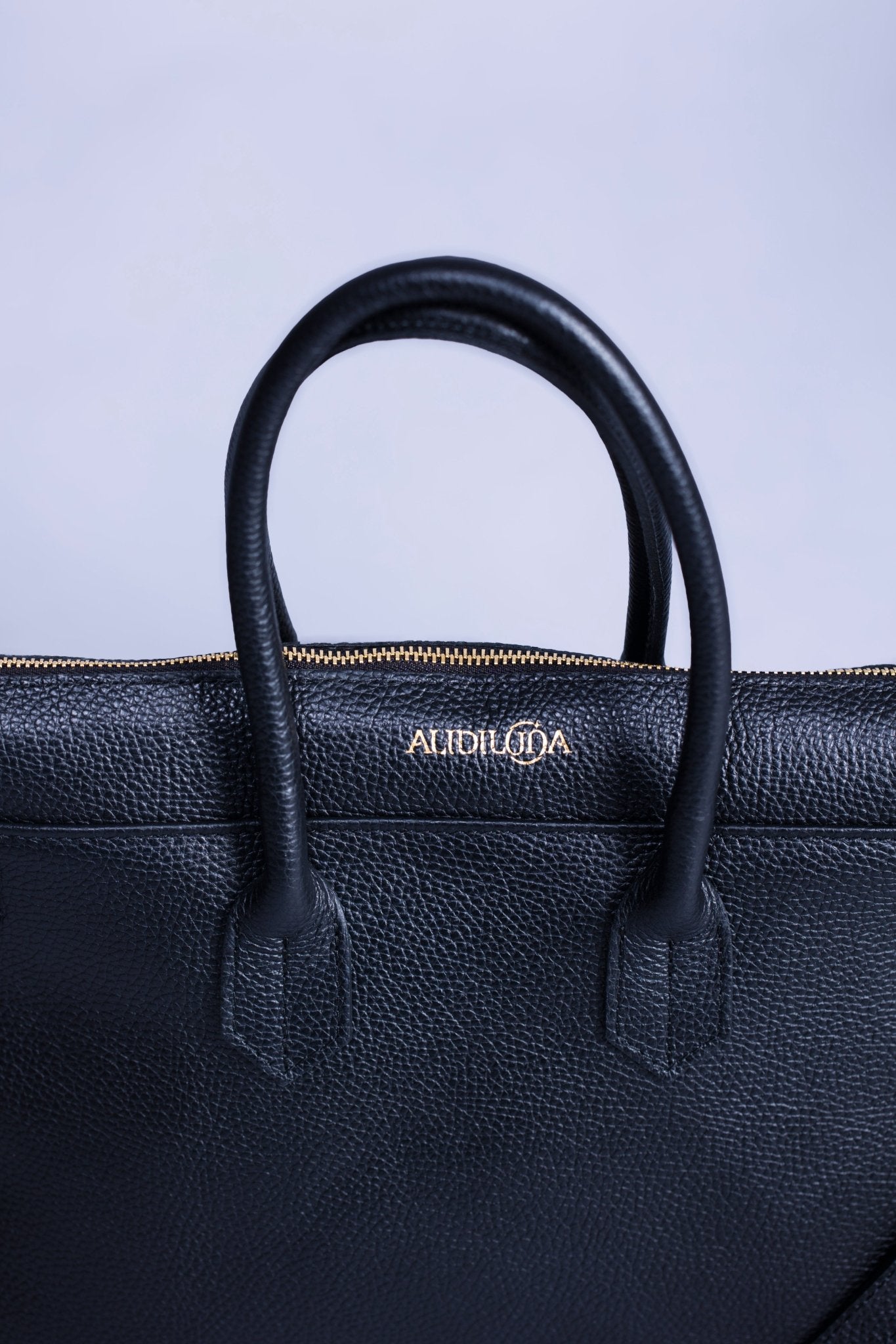 Borsa Donna LUNA in Vera Pelle Nero Made in Italy – Eleganza Artigianale - Alidiluna