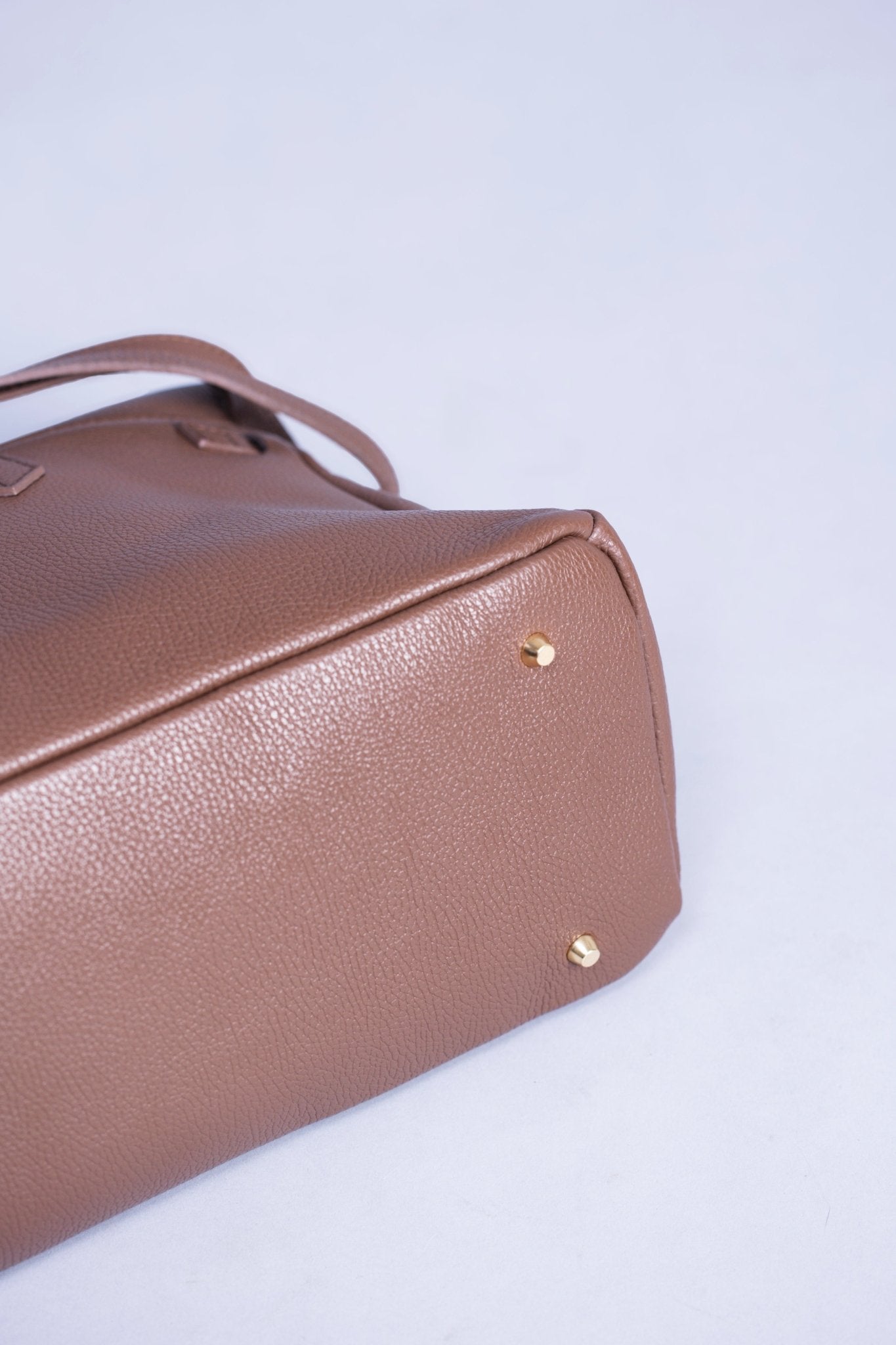 Borsa Donna LUNA in Vera Pelle Taupe Made in Italy – Eleganza Artigianale - Alidiluna