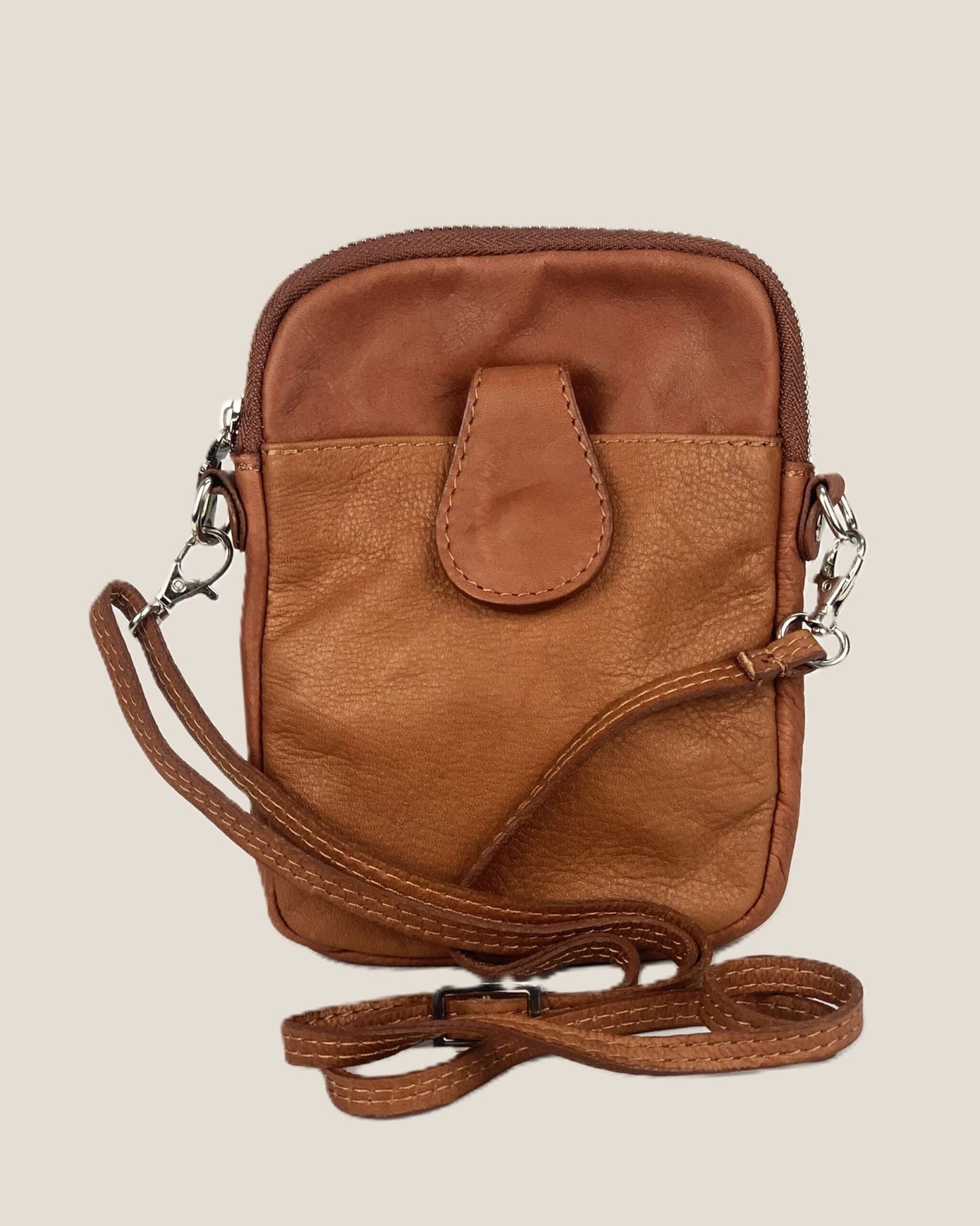 Borsellino tracolla da Uomo sportivo piccolo in Pelle Attilio Marrone - Alidiluna