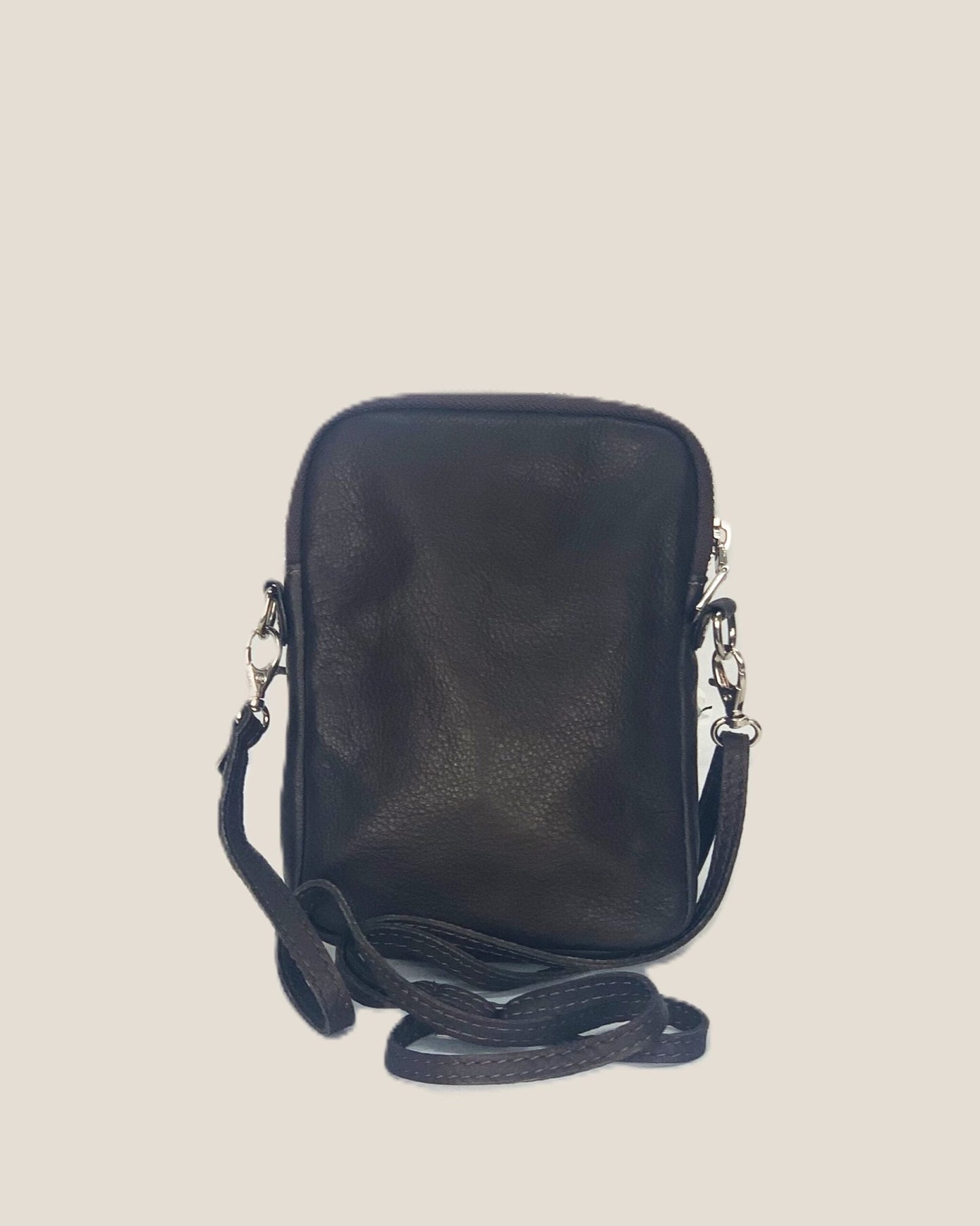 Borsellino tracolla da Uomo sportivo piccolo in Pelle Attilio Testa di moro - Alidiluna