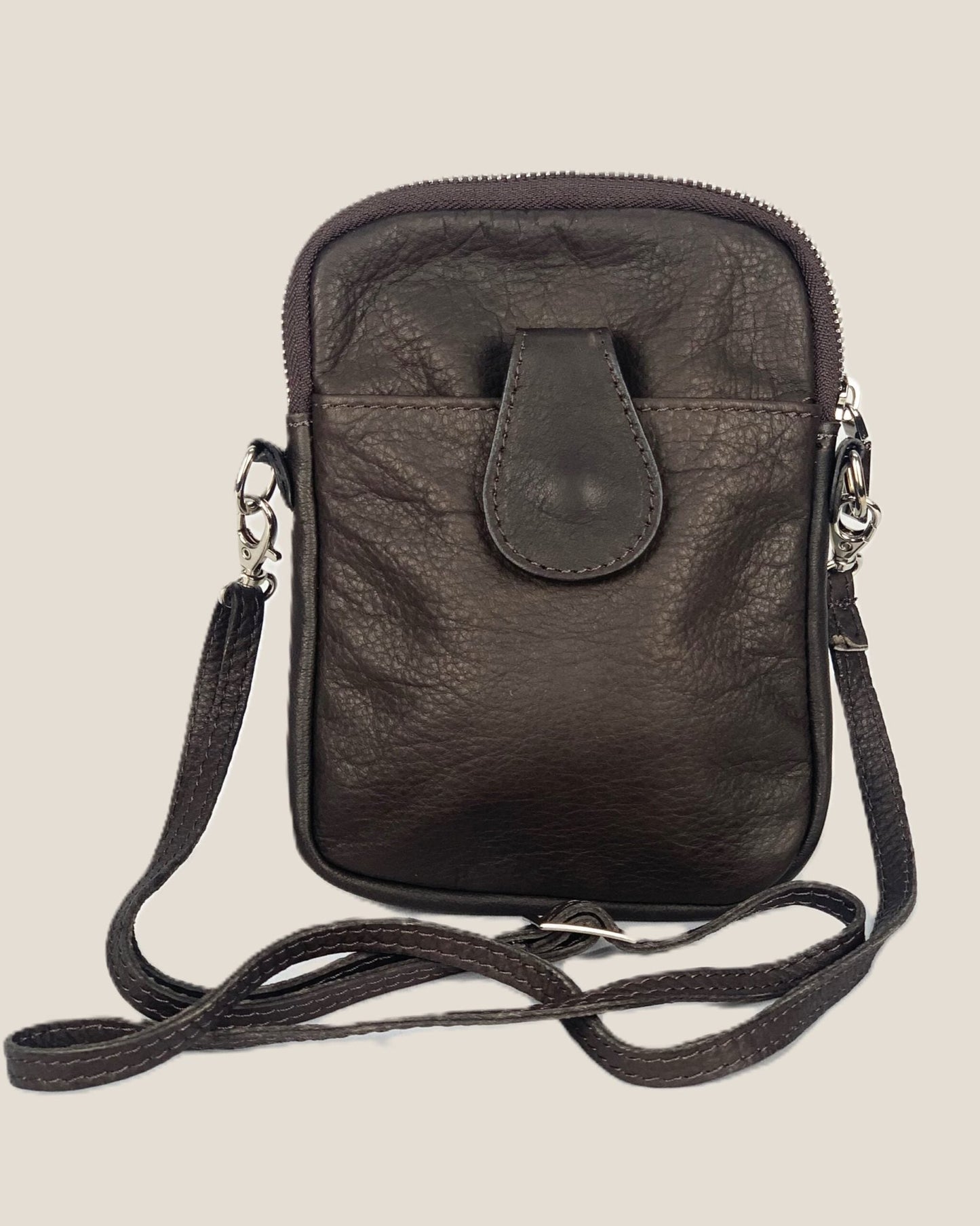 Borsellino tracolla da Uomo sportivo piccolo in Pelle Attilio Testa di moro - Alidiluna