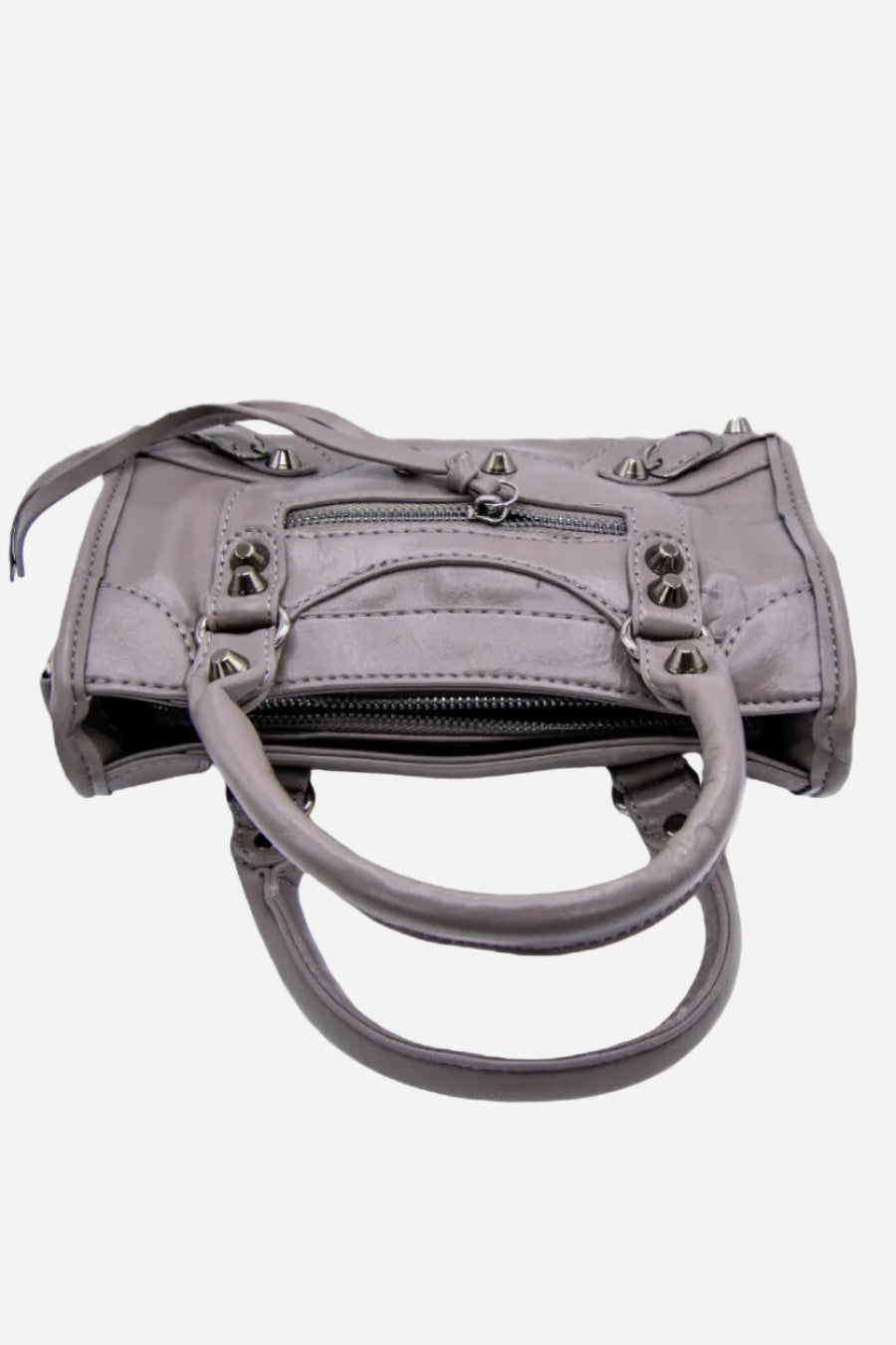 VYVA Grey Vibe — Borsa a mano e tracolla in ecopelle grigia | Urban Edition