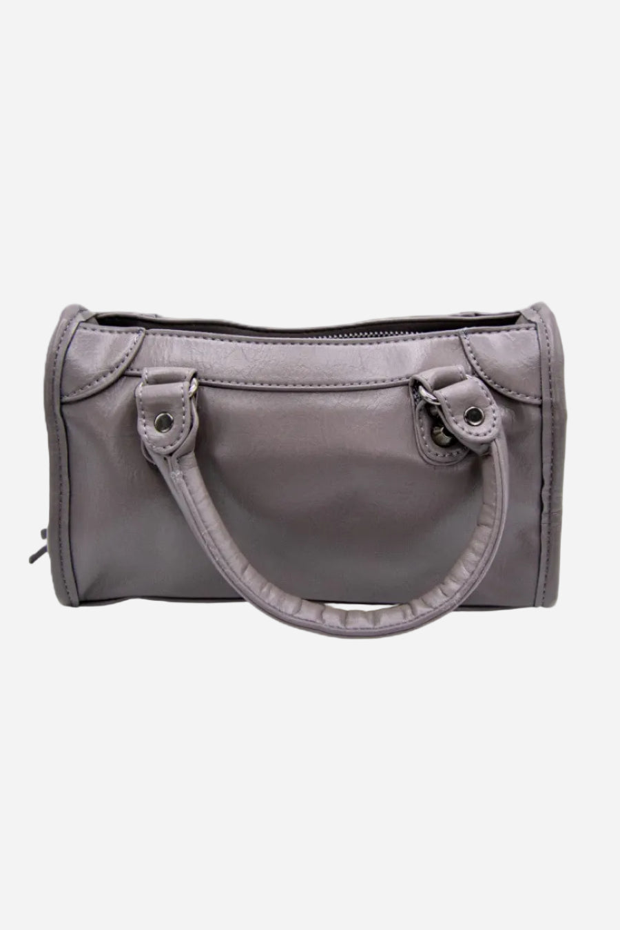 VYVA Grey Vibe — Borsa a mano e tracolla in ecopelle grigia | Urban Edition