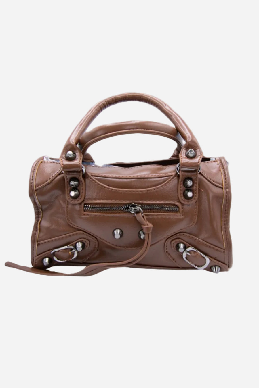 VYVA Choco Bag — Borsa a mano e tracolla in ecopelle marrone | Brown Street Edition