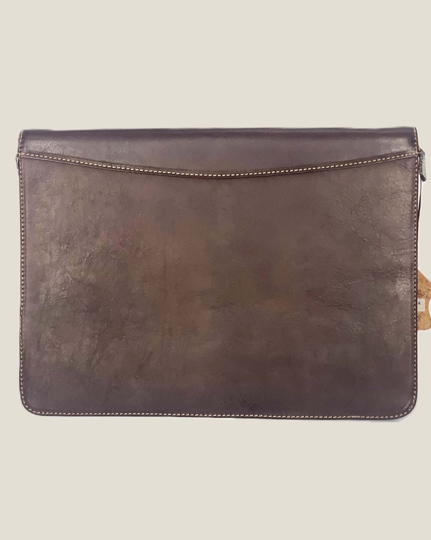 Portadocumenti in pelle caffè - Alidiluna