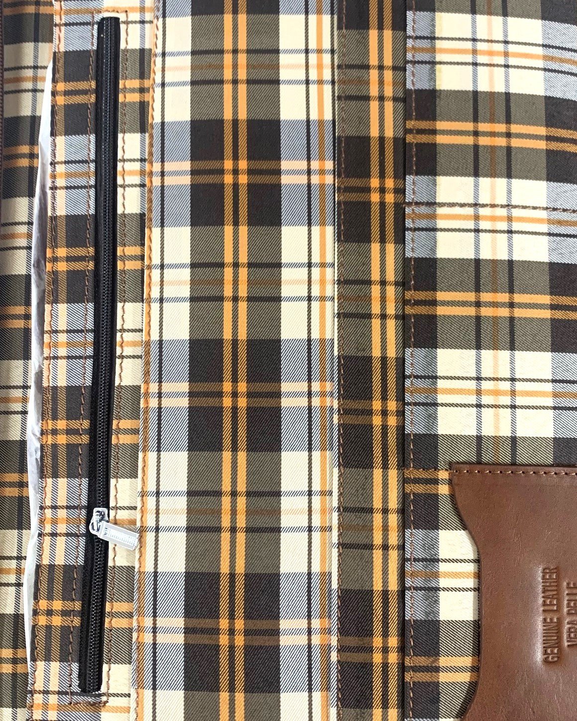 Portadocumenti in pelle marrone - Alidiluna