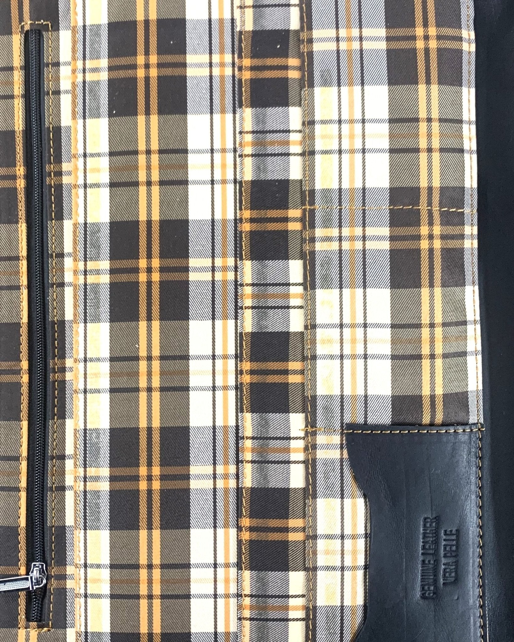 Portadocumenti in pelle nero - Alidiluna