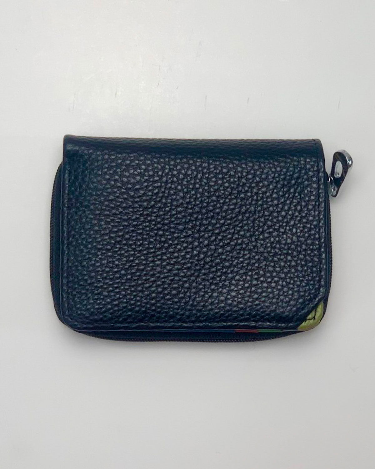 Portafoglio Portamonete Porta Carte donna Afrodite in vera pelle artigianale Nero - Alidiluna