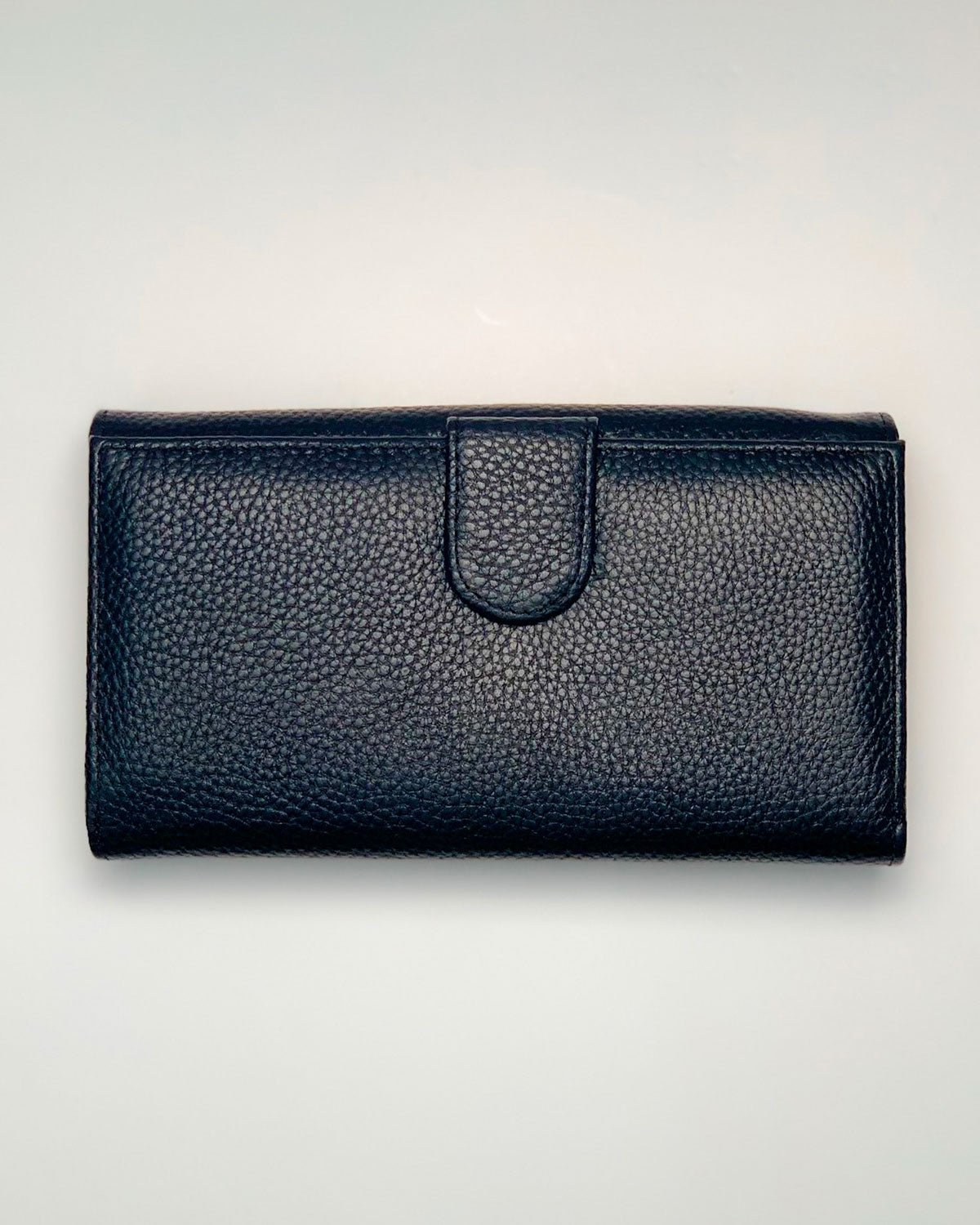 Portafoglio Portamonete Porta Carte donna Athena in vera pelle artigianale Nero made in italy - Alidiluna