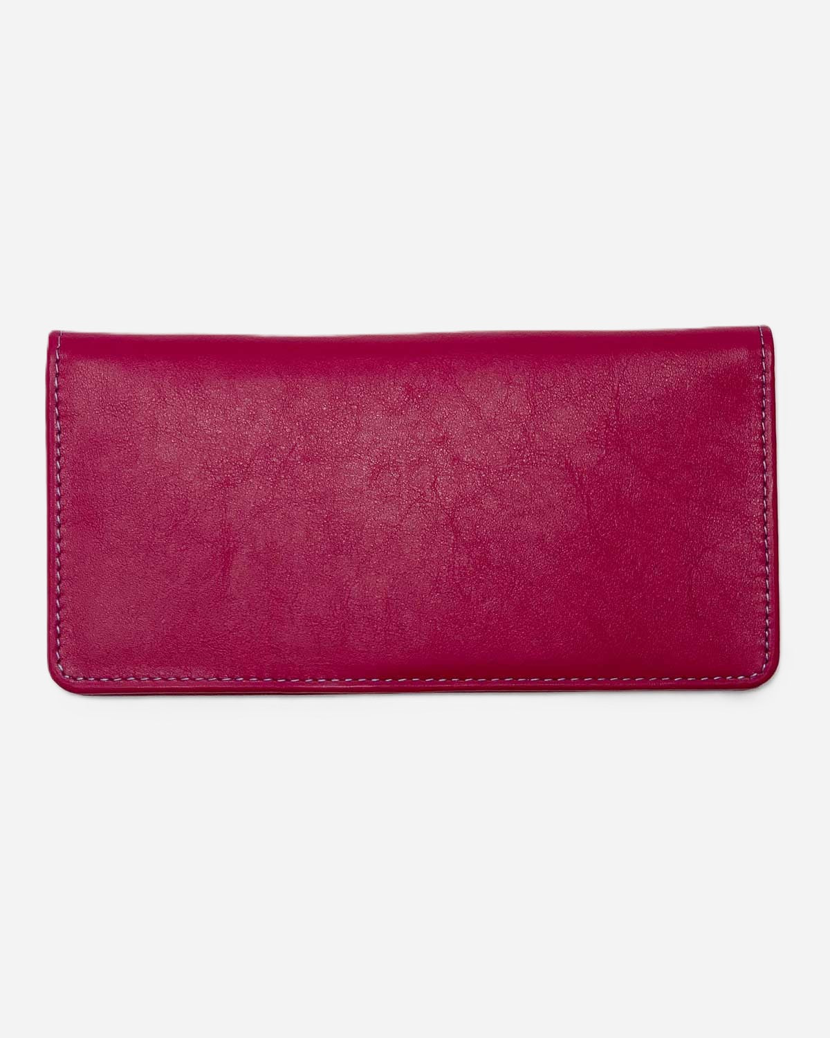 Diana Women's Wallet Coin Purse Card Holder in Genuine Handcrafted Cyclamen Leather