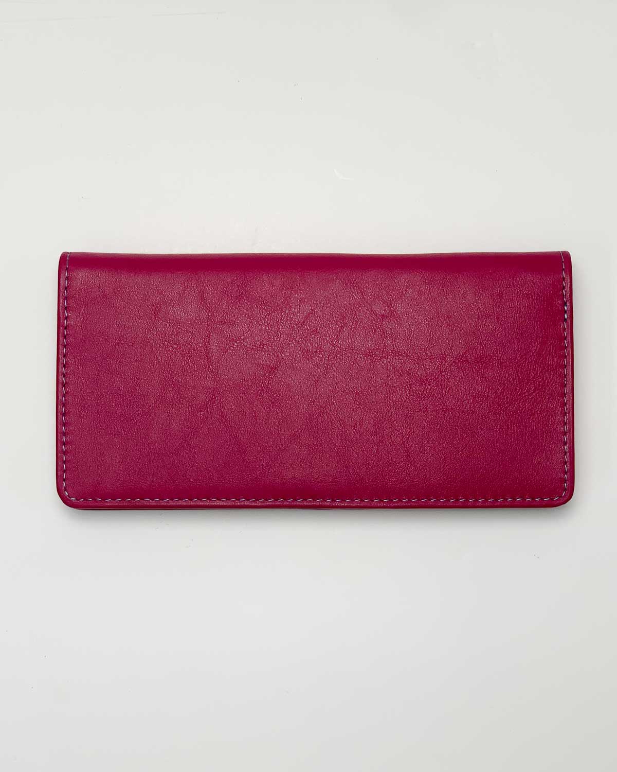 Portafoglio Portamonete Porta Carte donna Diana in vera pelle artigianale ciclamino - Alidiluna