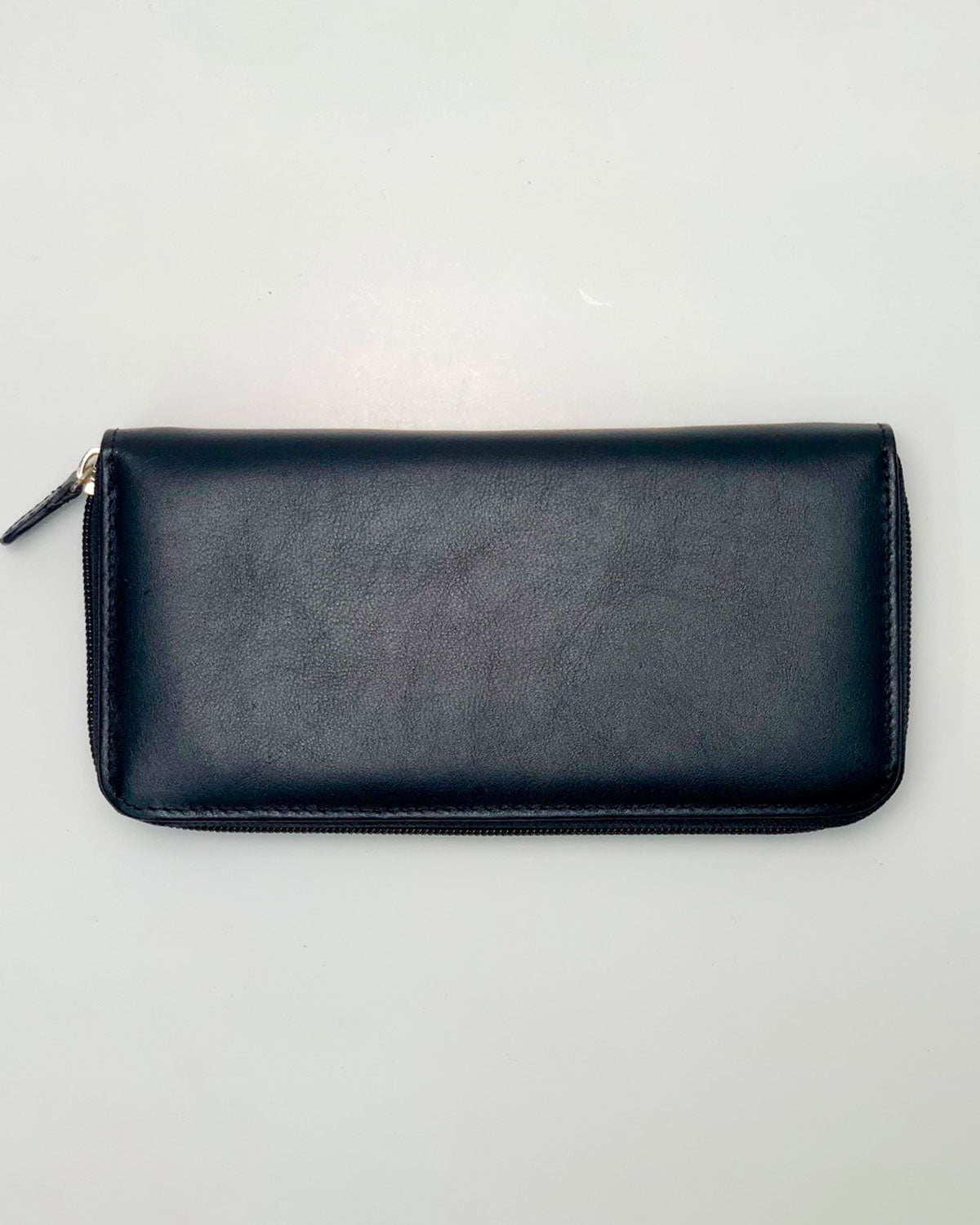 Portafoglio Portamonete Porta Carte donna Minerva in vera pelle artigianale Nero - Alidiluna