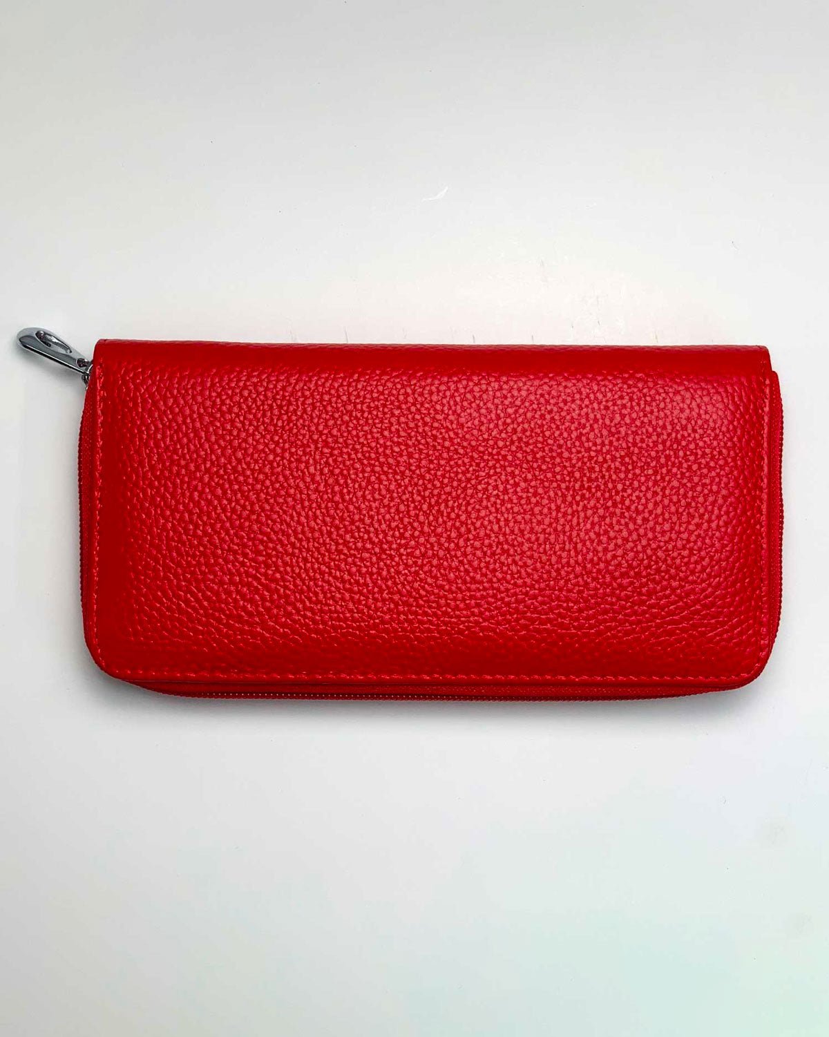 Portafoglio Portamonete Porta Carte donna Nefertari in vera pelle artigianale Rosso - Alidiluna