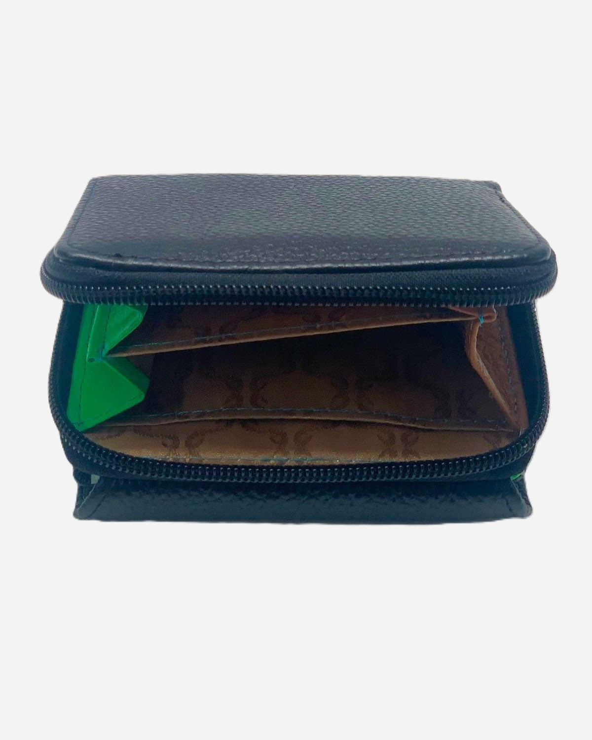 Artemide Genuine Leather Handcrafted Wallet Card Holder for Women and Men in Black 