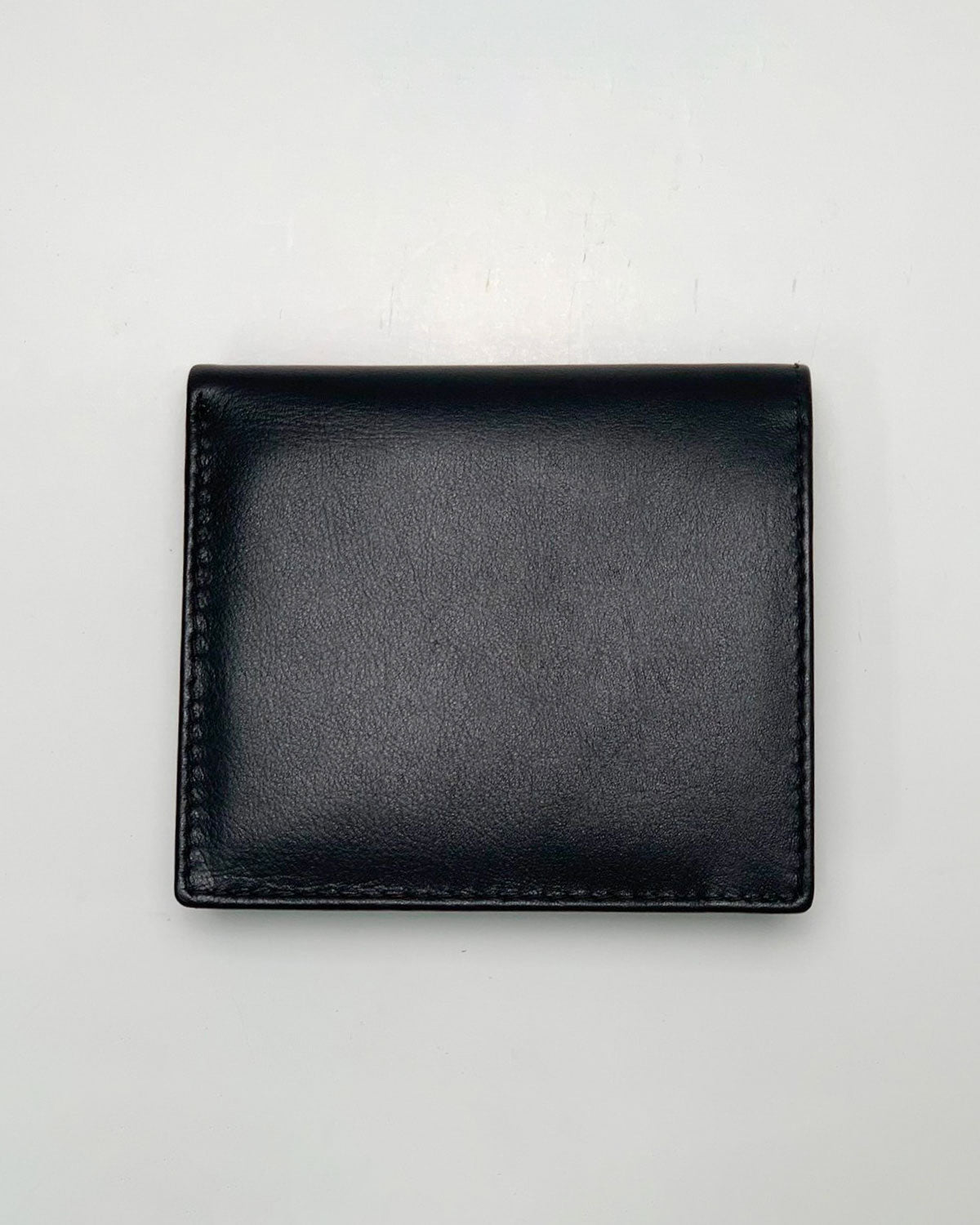 Portafoglio Portamonete Porta Carte uomo Achille in vera pelle artigianale Nero - Alidiluna