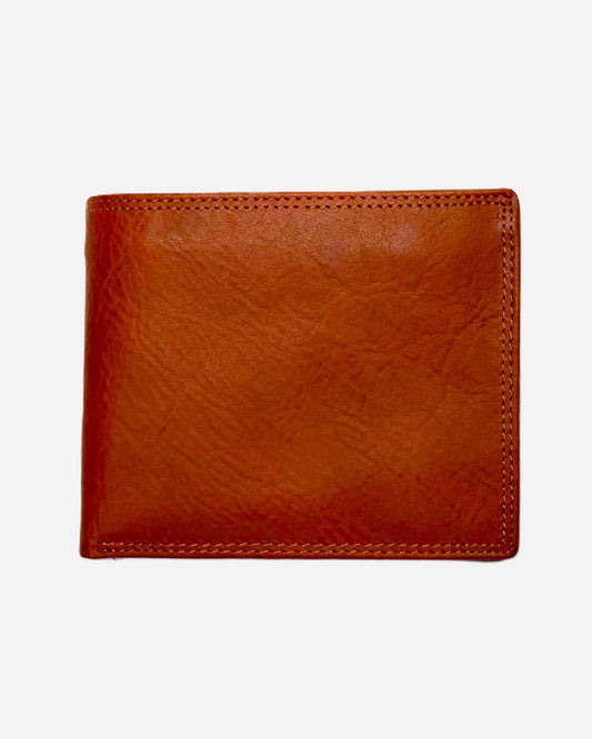 Portafoglio uomo ERCOLE in vera pelle cognac