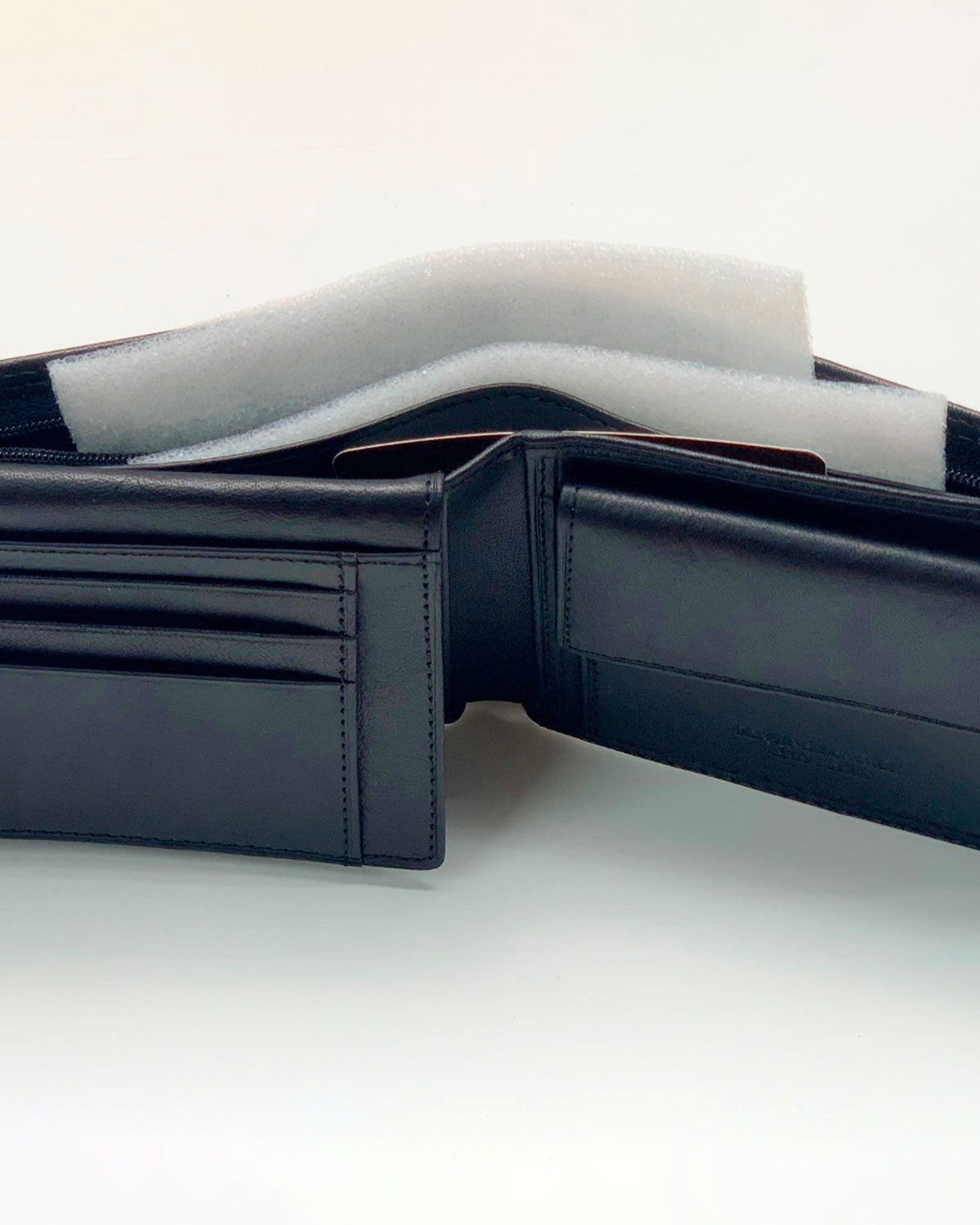 Portafoglio Portamonete Porta Carte uomo Ercole in vera pelle artigianale nero - Alidiluna