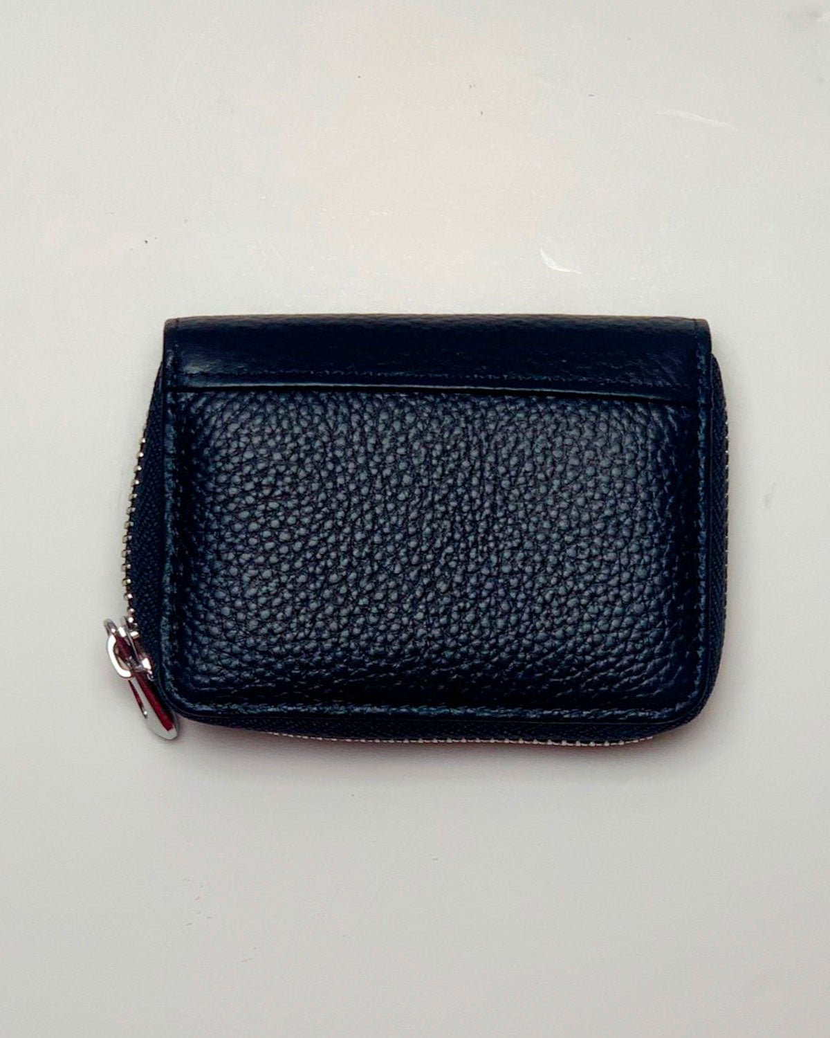 Portamonete Porta Carte donna uomo Venere in vera pelle artigianale Blu - Alidiluna