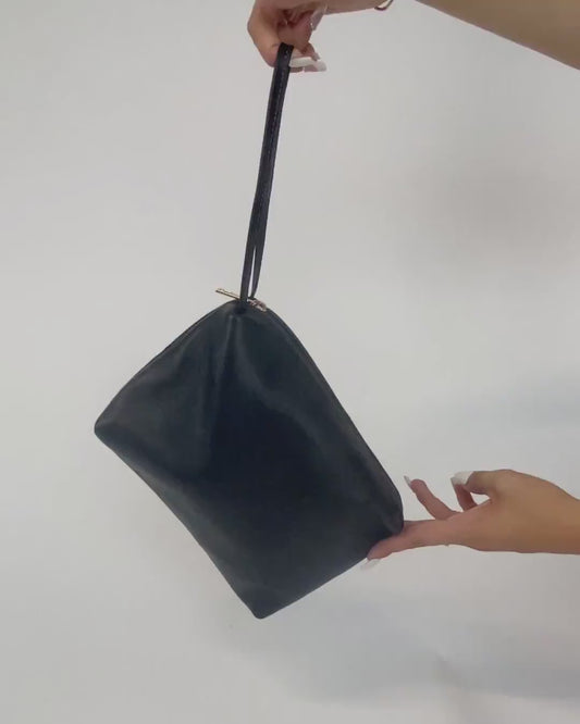 Pochette a mano Donna Ilda Nero made in italy