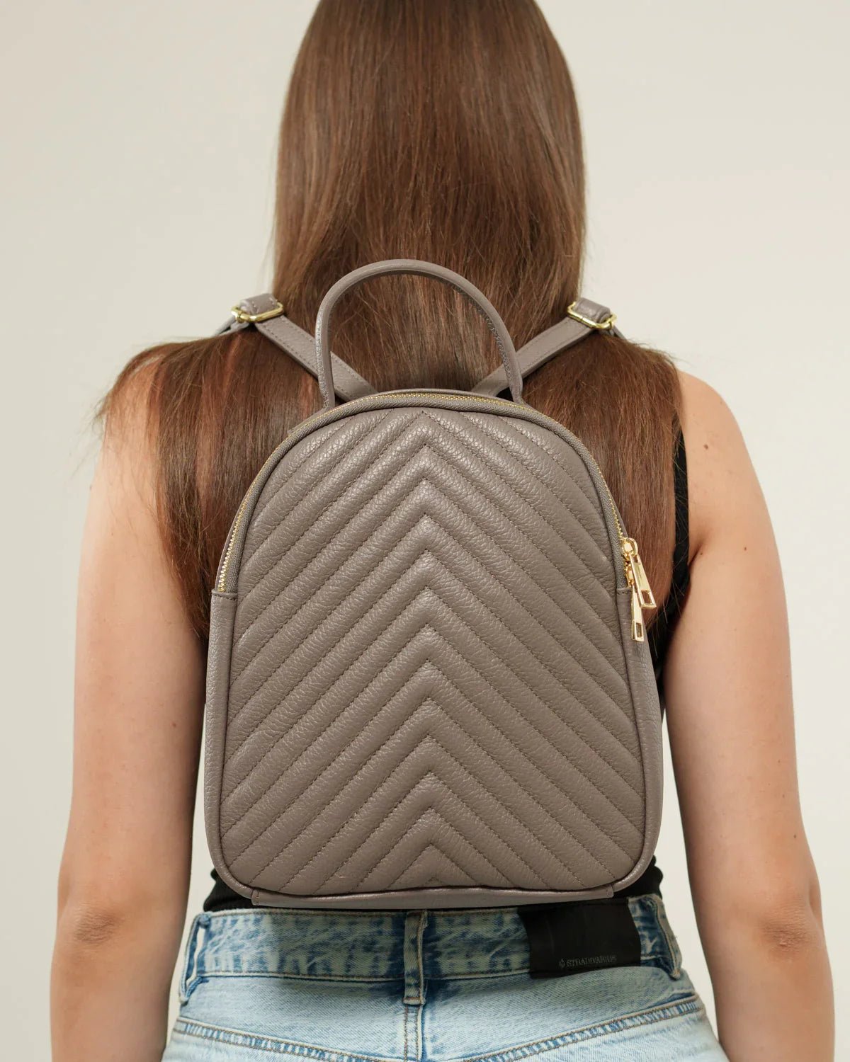 Zaino Donna Cinzia Vera Pelle Smog Elegante Pratico - Alidiluna