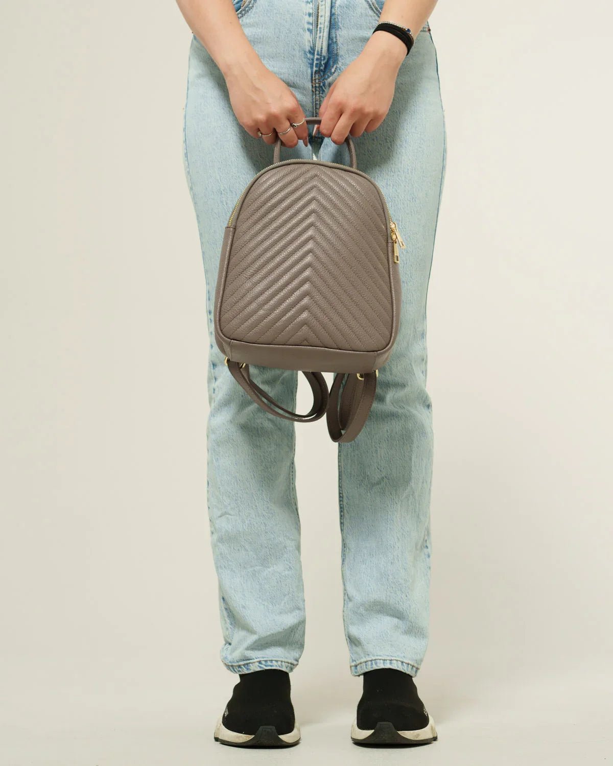 Zaino Donna Cinzia Vera Pelle Smog Elegante Pratico - Alidiluna